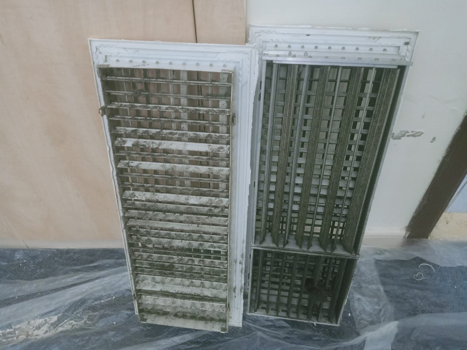 Professional AC coil cleaning